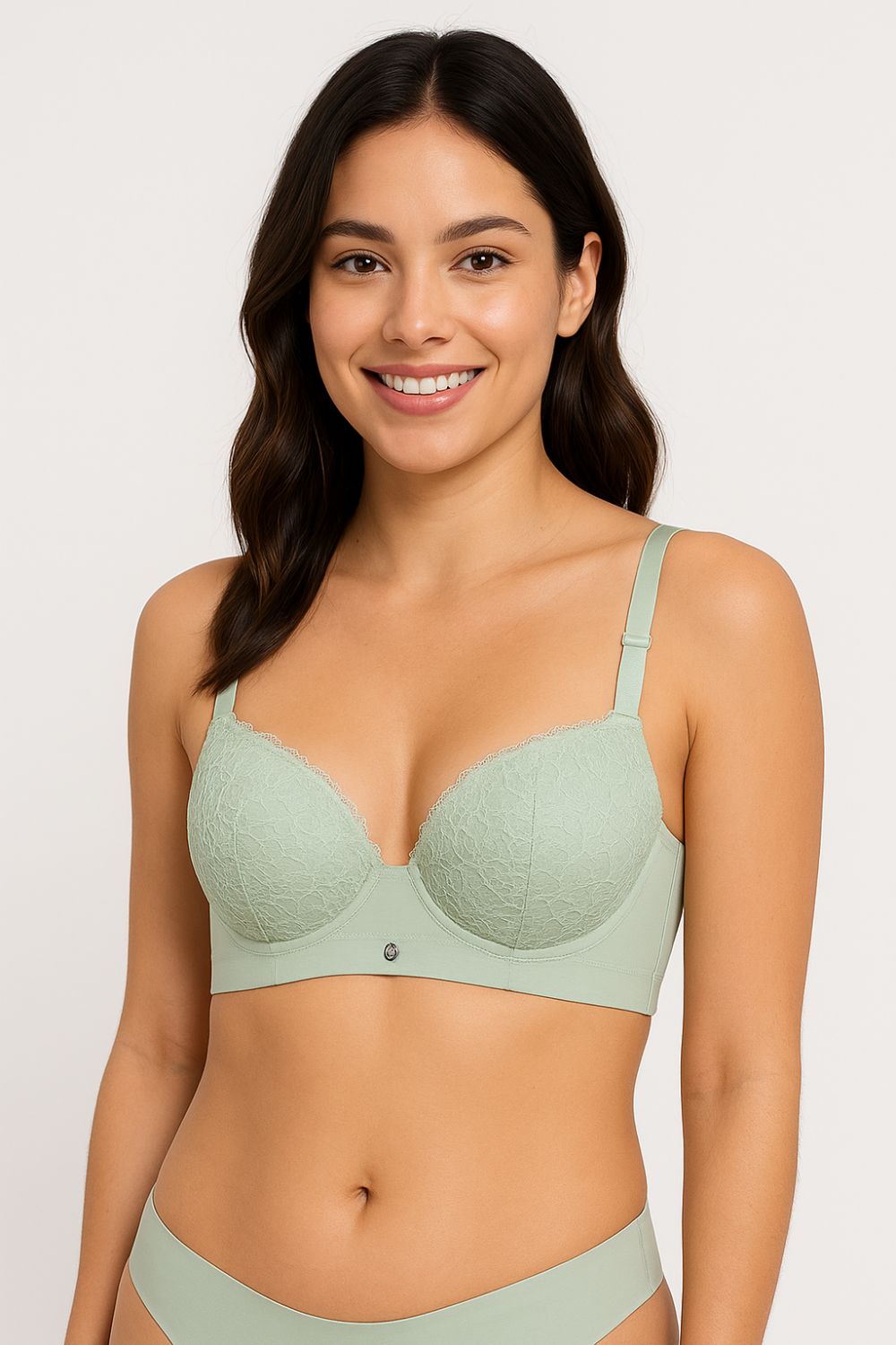 Brasier línea gold para espalda ancha con encaje